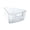 D, variant on Stackable Plastic Food Storage Bins - Refrigerator Organizer with Handles for Pantry, Fridge, Freezer, Kitchen, Countertops, Cabinets - Clear Plastic BPA Free Food Storage Rack