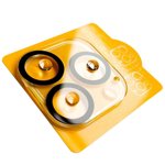 Fastboy Protecteur d'écran de caméra HD Protecteur d'écran en verre trempé résistant aux rayures Compatible pour iPhone 13 Type 4