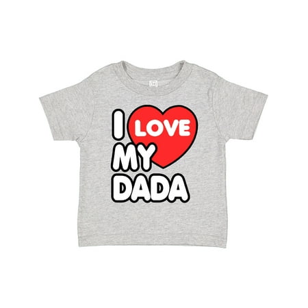 

Inktastic I Love My Dada Gift Toddler Boy or Toddler Girl T-Shirt