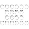 thumbnail image 4 of 20pcs Base de anillo de acero inoxidable Soporte de anillo ajustable Joyas que hacen accesorios, 4 of 6