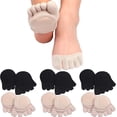 thumbnail image 1 of Toe Socks, 5 Pairs Five Finger Socks Athletic For Women, 1 of 5