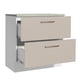 thumbnail image 3 of Mueble de Cocina MADESA Ágata 80 cm 2 Cajones Blanco Crema, 3 of 5