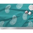 thumbnail image 2 of Soimoi Tissu Poly Georgette Imprimé Cachemire au Mètre 52 Pouces de Large, 2 of 3