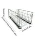 thumbnail image 3 of Estante de almacenamiento extraíble para cocina debajo del fregadero, estante multifuncional para baño con ganchos para colgar, organizador de acero inoxidable en capas para guardar especias y utensi, 3 of 6