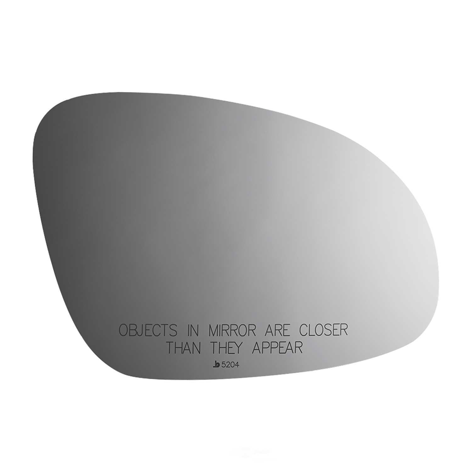 Burco Side View Mirror Replacement Glass, Clear, 4-3/8" x 6-1/4", Individual
