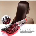 thumbnail image 3 of Hair Brush and Wide Tooth Comb for Wet Curly Hair, Painless Detangling, Blue with Paw Design, 3 of 4