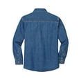 thumbnail image 2 of Mafoose Men's Heavyweight Denim Shirt Dark Blue Stonewashed 2XL, 2 of 3