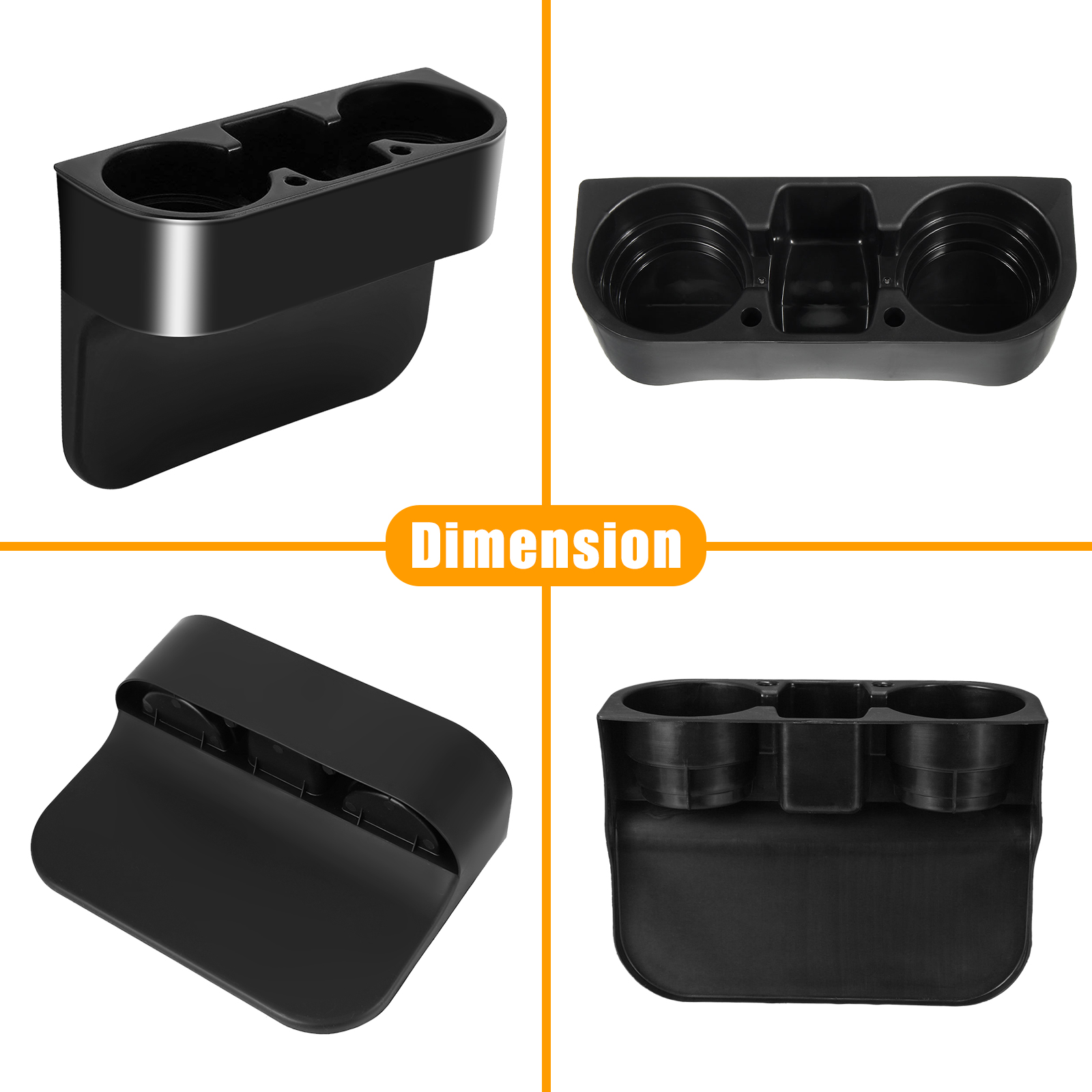 EEEkit Seat Seam Wedge Cup Holder with Storage photo 4