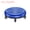 Blue, variant on Low Roller Seat Wheel Stool Chair PU Leather Rolling Stool Seats for Home Office Fitness (Black)