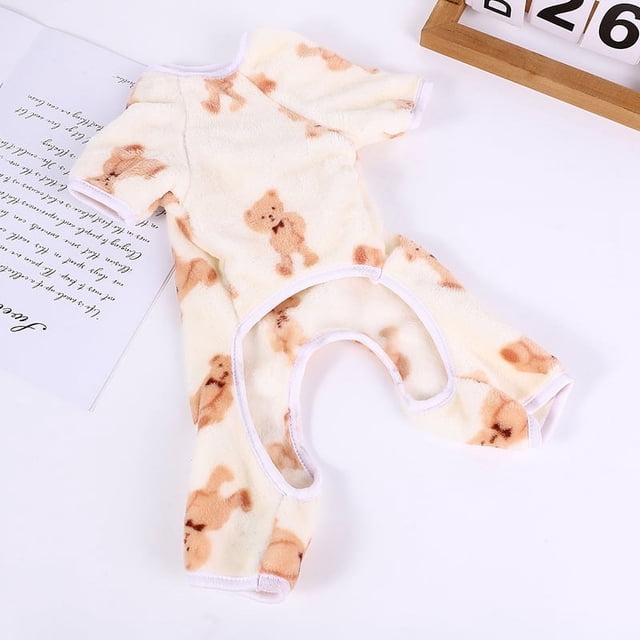 Ropa para mascotas lindos chalecos de oso otoño e invierno ropa de cuatro patas ropa para perros ropa para gatos franela