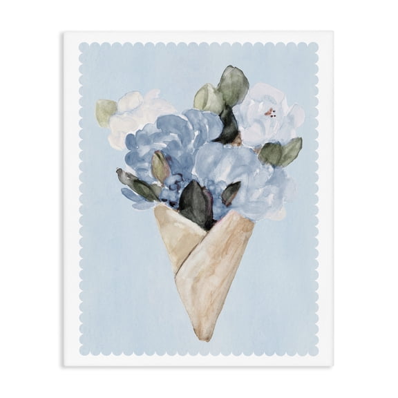 Stupell Industries French Country Blue Gift Bouquet Canvas Art, 16 x 20, by Lanie Loreth