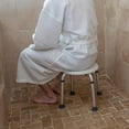 thumbnail image 4 of Flash Furniture HERCULES Series Tool-Free and Quick Assembly, 300 Lb. Capacity, Adjustable Gray Bath & Shower Stool, 4 of 15