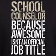 thumbnail image 3 of CafePress - Awesome School Counselor Hoodie (Dark) - Pullover Hoodie, Classic, Comfortable Hooded Sweatshirt, 3 of 4