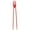 100PCS, variant on Bdday Portable 10-piece Set Of Black And Red Disposable Plastic Chopsticks Fork 2-in-1 Multifunctional Tableware