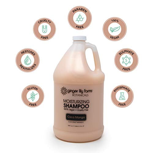 Ginger Lily Farms Botanicals Shampoo Gallon Coco Mango 128 Fluid Ounce Walmart Com Ginger Lily Farms Botanicals Shampoo Gallon Coco Mango 128 Fluid Ounce Walmart Com
