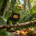 thumbnail image 6 of Shadoumai Bird Flight Harness Vest, Parrot Suit with Leash for Cockatiels Conures Budgies Lovebirds African Grey, Flying Clothes Rope and Handle Outdoor Activities Training (Medium), 6 of 8