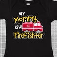 thumbnail image 4 of Inktastic My Mommy is a Firefighter with Fire Truck Boys or Girls Baby Bodysuit, 4 of 5