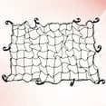 thumbnail image 6 of Nishuna Cargo Net Luggage Rack Universal Net Cover Car Roof Elastic Mesh Fixed Net Outer Car Parts for Car Auto Automobile (Black), 6 of 6