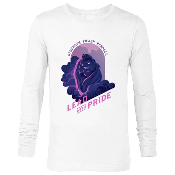 Disney The Lion King 30th Anniversary Lead with Pride Mufasa - Long Sleeve T-Shirt for Men - Customized-White