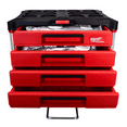 thumbnail image 2 of Milwaukee PACKOUT 4-Drawer Tool Box, 50-lb Capacity, Modular Storage, Model 48-22-8444, 2 of 4