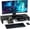 Black-Basic, variant on Adjustable Monitor Riser with Drawer & Phone Holder, Foldable Desk Stand