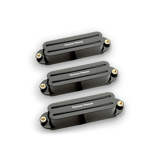 Seymour Duncan Hot Rails Strat Pickup Set Black
