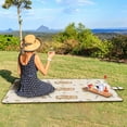 thumbnail image 4 of Lksixu Picnic Blanket, 59"x79" Extra Large Cartoon Pattern Camping Mat with Carry Strap, Foldable Waterproof Picnic Mat Lightweight Sand Free Beach Blanket for Spring Summer Camping Outdoor Travel, 4 of 5