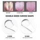 thumbnail image 4 of Raspador de lengua de acero inoxidable Limpiador de lengua de forma curva de doble cara yeacher raspador de lengua, 4 of 7