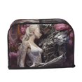 thumbnail image 6 of Toaster Covers 2 Slice, Futuristic Flower Couple Waterproof Bread Machine Cover Fits for Standard 2 Slice Toasters, Home Decor Toaster Protection with Hanging Rope, 6 of 7