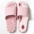 thumbnail image 2 of ibiyuan Womens Summer Slippers Men Slides Comfortable Shower Shoes Women Non Open Toe Comfortable Walking Sandals for Women Thick Sole, 2 of 5