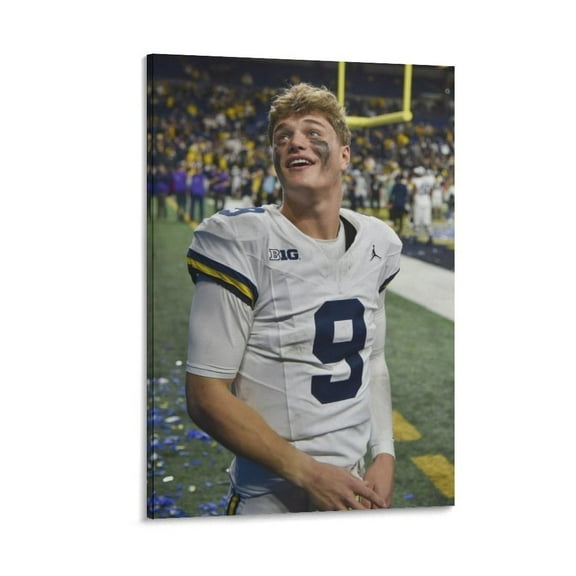 J.J. McCarthy Poster Canvas Poster Room Aesthetic Poster Print Art Wall Painting Canvas Posters Gifts Modern Bedroom Decor 16x24inch(40x60cm)