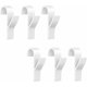 thumbnail image 1 of 6 ganchos para radiador, ganchos para toallero para radiadores, ganchos de plástico ABS blanco, ganchos para radiador para baño, cocina, no requiere perforación de ranura JAMW Sencillez, 1 of 5