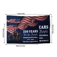 thumbnail image 2 of KUNPENG 250th Anniversary USA Flag for 2026 Celebration, Semiquincentennial 250 Year American Anniversary Flag with We The People Design, Patriotic Outdoor Wall Banner, Commemorative Home Decor, 2 of 5