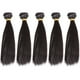 thumbnail image 1 of 5 pelucas de pelo liso resistentes al calor de 15 cm, hechas a mano, para muñecas, extensiones de pelo de trama para proyectos escolares en casa (negro), 1 of 8