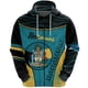 thumbnail image 3 of Sudadera con capucha y cremallera con la bandera de las Bahamas, emblema nacional de las Bahamas, estampado 3D, para hombre y mujer, sudaderas de gran tamaño, 3 of 5