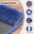 thumbnail image 4 of Socofuz Ultra Soft Fluffy Rugs for Bedroom, 5x5ft Blue Anti-Skid Durable Circle Modern Play Room Carpet for Home Decor, 4 of 6