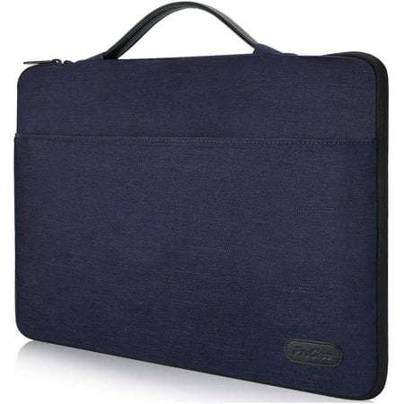 ProCase Laptop Sleeve Case, 15 15.6 inch TSA Laptop Bag Water Resistance Durable Computer Carrying Case Cover, Compatible with HP Dell MacBook Lenovo Chromebook -Dark Blue