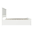 thumbnail image 6 of AFI Madison King Wood Platform Bed with Matching Footboard and Twin XL Trundle, White, 6 of 10