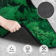 thumbnail image 2 of Daiia Green Leave Fern Printed Car Floor Mats Set of 4, Durable Non Slip Auto Floor Carpet, Car Interior Carpets Proof Foot Pads Anti-Slip Cushion Automoetive Accessories, 2 of 6