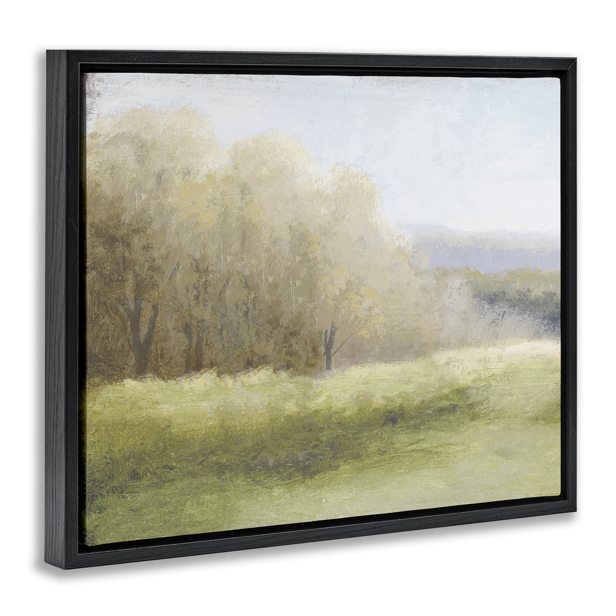 Stupell Industries Within a Familiar Place Landscape Black Framed Floater Canvas Wall Art, design by Michael Marcon