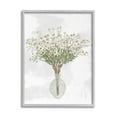 thumbnail image 5 of Stupell Industries White Daisy Wildflowers Arrangement Delicate Glass Vase Painting Gray Framed Art Print Wall Art, Design by Ziwei Li, 5 of 5