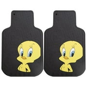 Plasticolor Tweety Bird Car Mats - Stylish Floor Mats for SUV, Car, and Truck, Front Floor Mat, 2pcs
