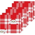 thumbnail image 3 of GZHJMY Christmas Santa Claus Washcloths 6 Pack, Super Soft Absorbent Cotton Baby Face Towels, Washable Reusable Fingertip Towel for Bath Gym Hotel Spa, 12 x 12 Inch, 3 of 7