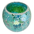 thumbnail image 4 of Portavelas de mosaico con diseño de mosaico europeo, portavelas de cristal duradero con brillo exquisito para Bar, hogar y oficina, 4 of 5