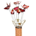 thumbnail image 2 of Yesbay 10Pcs/Set Simulation Butterfly Stick Garden Flower Pot Decor Ornament,Red, 2 of 8
