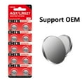 thumbnail image 3 of 10Pcs SR927SW Watch Batteries AG7 Button Cell Battery 1.55V LR927 LR57 Alkaline Coin Battery Replacement for Clock, 3 of 8