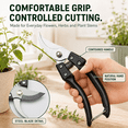 thumbnail image 5 of GAZILY® 3-Piece Pruning Shears Set, Garden Shears, Scissors and Clippers with Safety Lock for Flowers, Hand Pruners Gardening Tools for Trimming Flowers, Plants, Stems and Small Branches, 5 of 7
