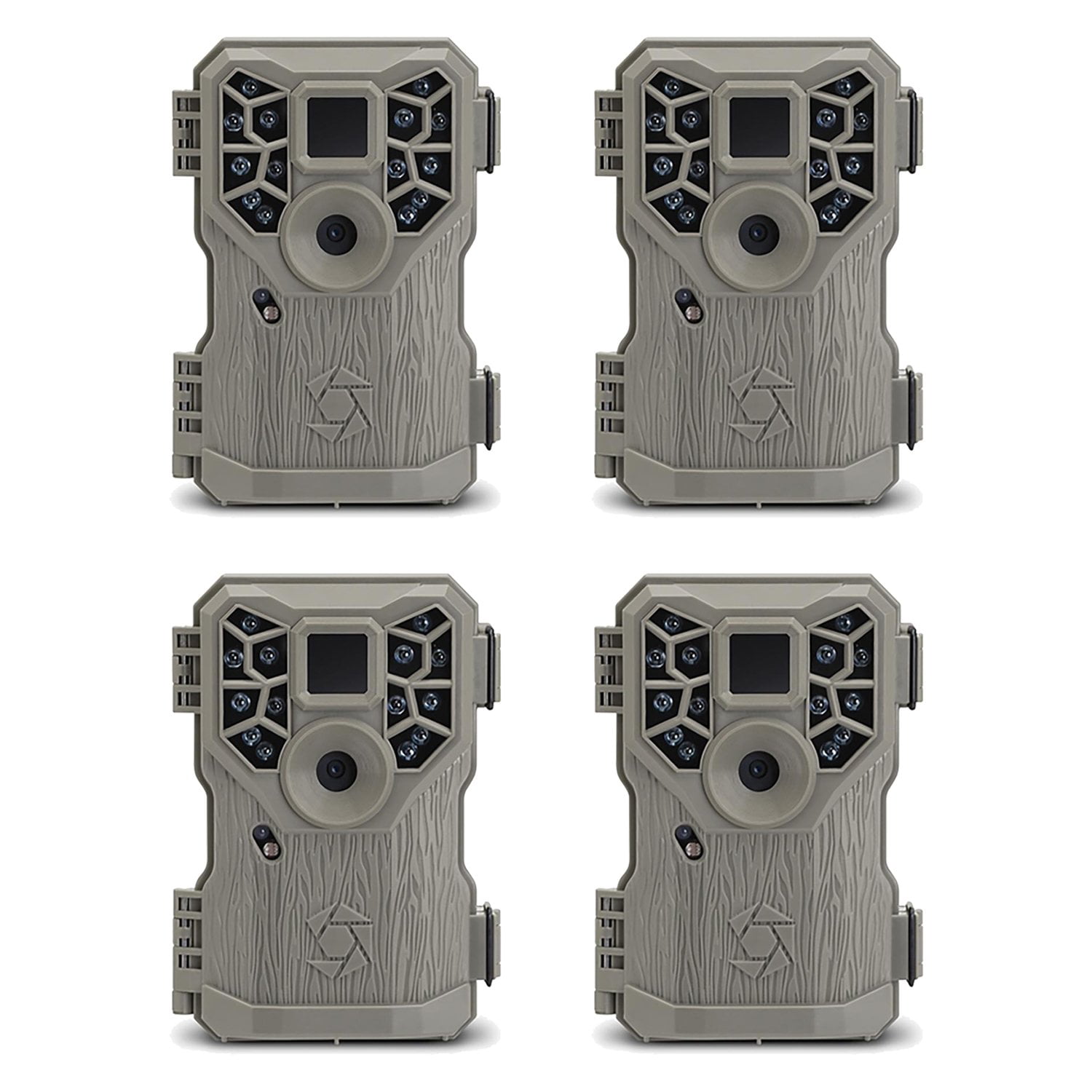 2 Pack Stealth Cam 8MP 14 IR Emitter Game Trail Camera with Video and SD Card 