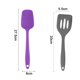 thumbnail image 2 of Juego de mini utensilios de cocina de 2 piezas: utensilios de cocina de silicona con espátulas, 2 of 5