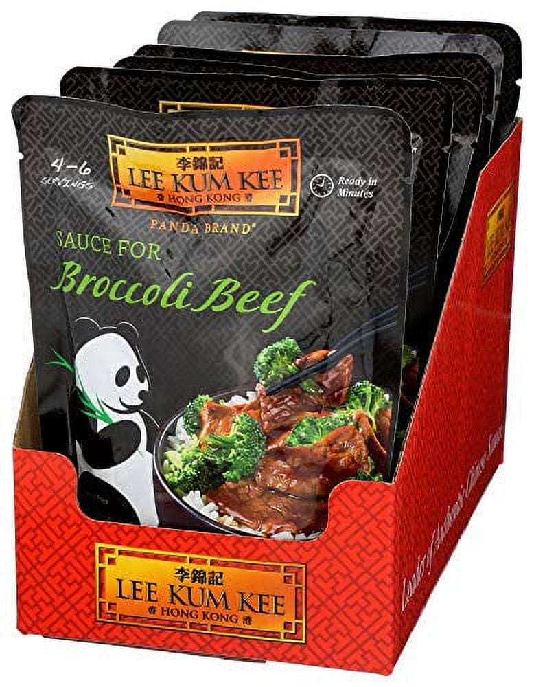 (6 Pack)Lee Kum Kee Sauce - Ready to Serve - Broccoli Beef, 8 oz.